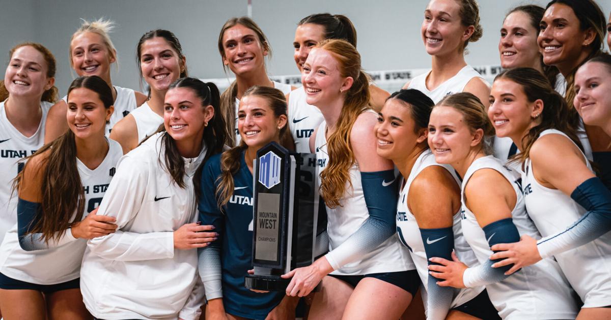 Utah State volleyball wins MW Tournament with sweep of Colorado State | Sports