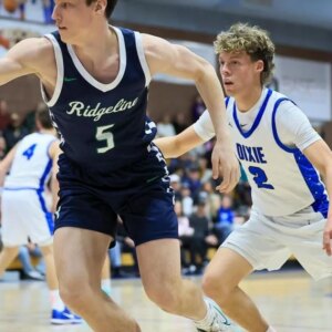 GALLERY: Dixie 68, Ridgeline 58 boys basketball playoffs