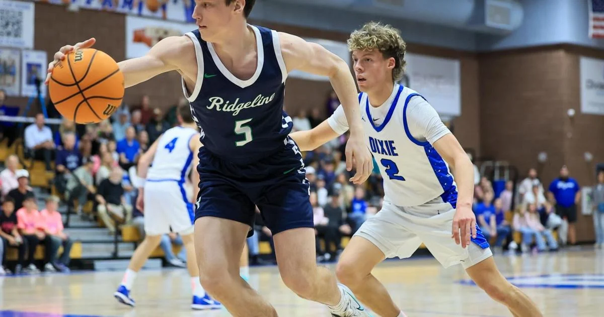 GALLERY: Dixie 68, Ridgeline 58 boys basketball playoffs