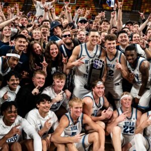 GALLERY: Utah State 94, New Mexico 90 men's basketball