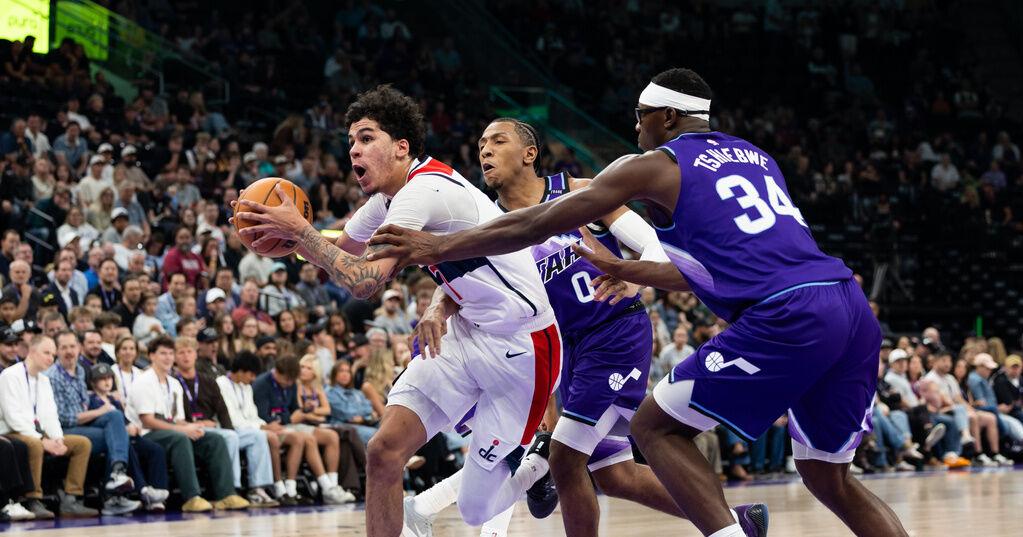 Led by Reese and Riley, Wizards snap 16-game losing streak, beat Jazz 133-110 | Sports