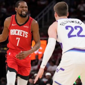 Rockets win their 5th straight, beating the Jazz 140-106 behind 25 points from Kevin Durant | Sports