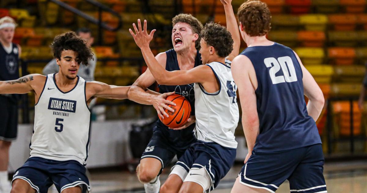 GALLERY: Utah State men's basketball practice – July 30 2026