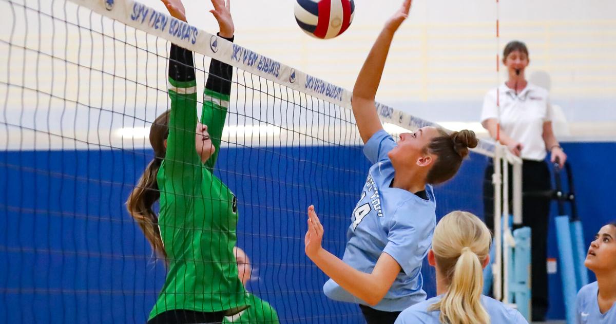 GALLERY: Sky View vs Blackfoot girls volleyball