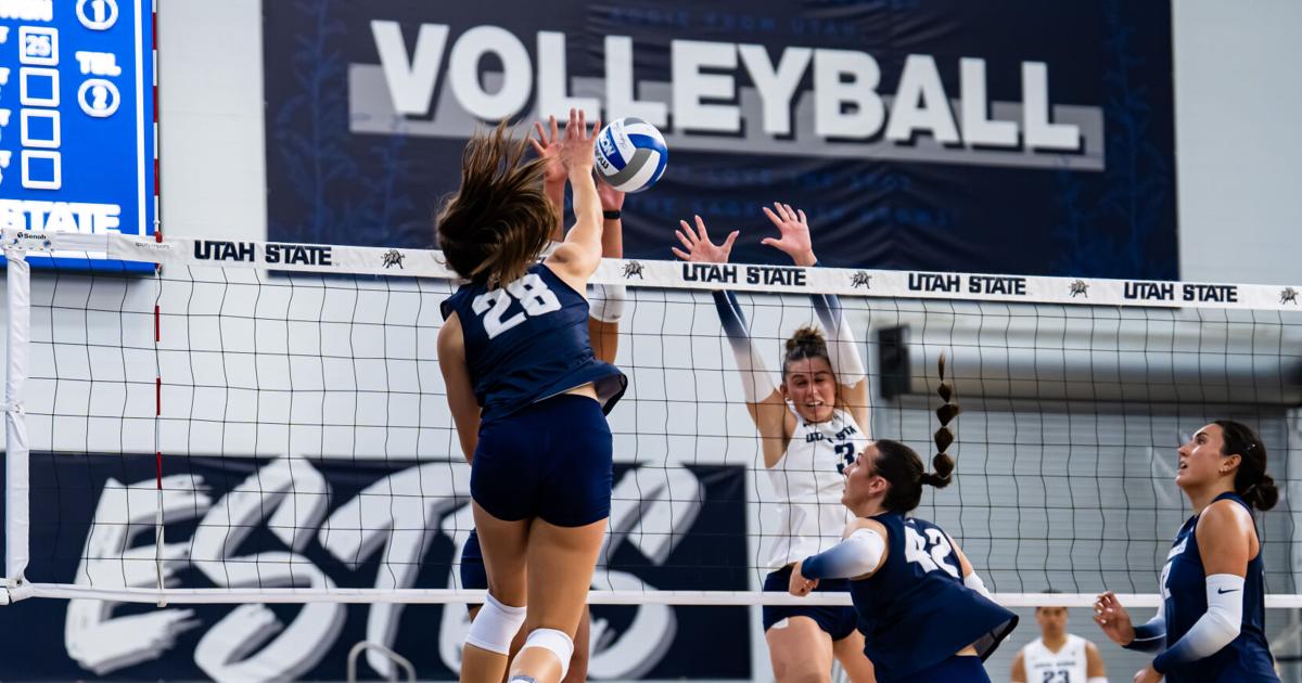 GALLERY: USU women's volleyball Blue White Scrimmage 2026