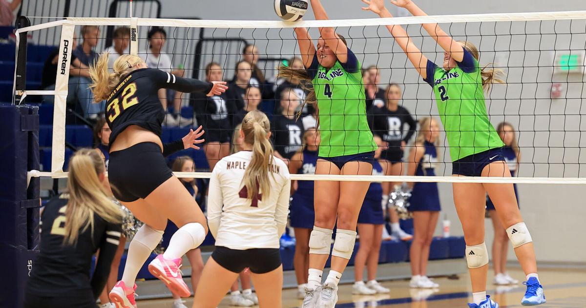 GALLERY: Ridgeline 3, Maple Mountain 1 girls volleyball