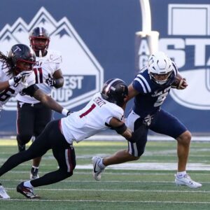 Monday Cooldown — Utah State makes breakthroughs with O-Line and offense to get first win | Sports
