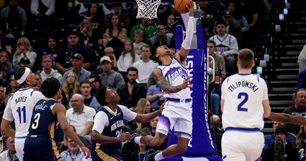 Jackson scores 24 and Peterson makes go-ahead FTs to lift Jazz over Pelicans | Sports